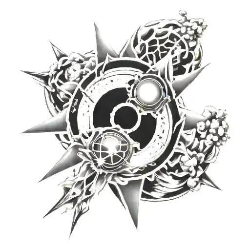 nuclear tattoo design idea