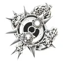 nuclear tattoo design idea