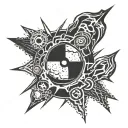 nuclear tattoo design idea