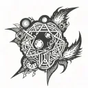 nuclear tattoo design idea