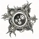 nuclear tattoo design idea