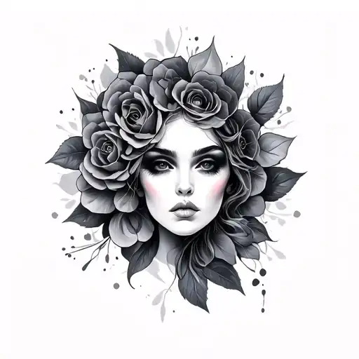 "are" fine art tattoo design idea