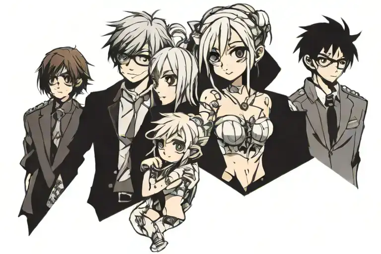 Harper and Declan tattoo design idea