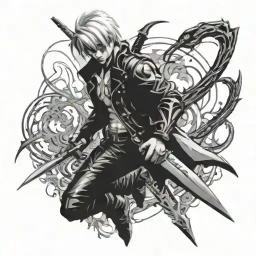 devil may cry tattoo design idea
