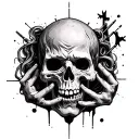 prison pain suffering tattoo design idea