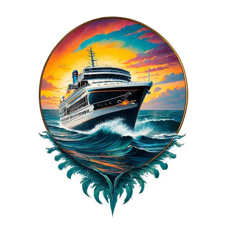 Cruise tattoo design idea