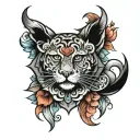 AMOR tattoo design idea