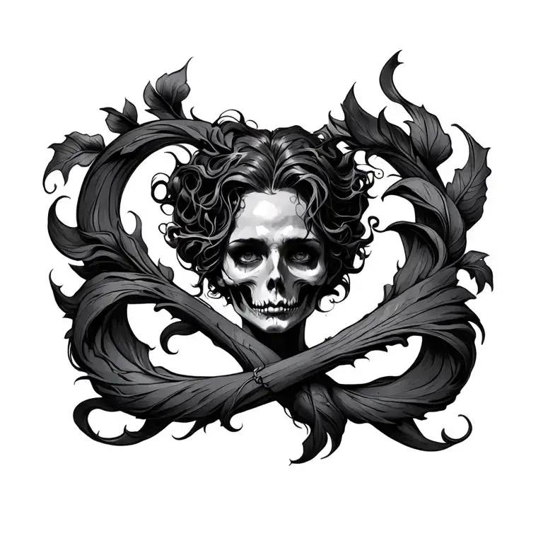 7 deadly sins lust pride tattoo design idea