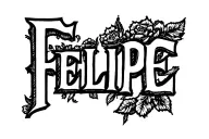 FELIPE 2001 birth year tattoo design idea