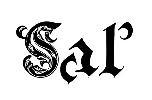 "SAL" tattoo design idea