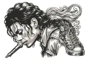 Michael Jackson lyrics tattoo design idea