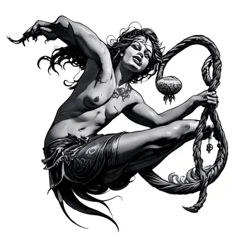 swinger tattoo design idea