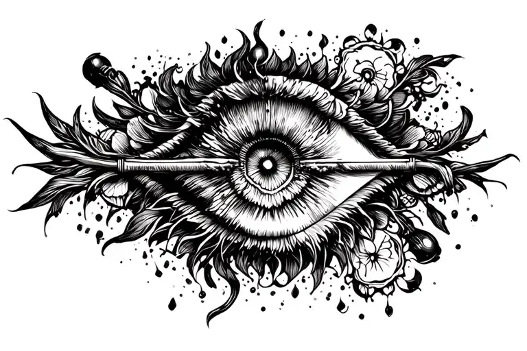 Discipline and Regret tattoo design idea