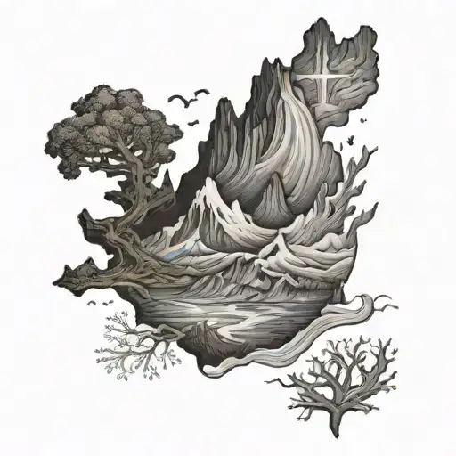 Iceland tattoo design idea