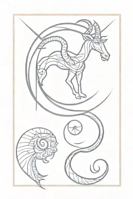 Aries sun sign Scorpio rising and moon   tattoo design idea