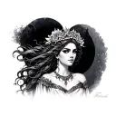 Fortuna Goddess tattoo design idea