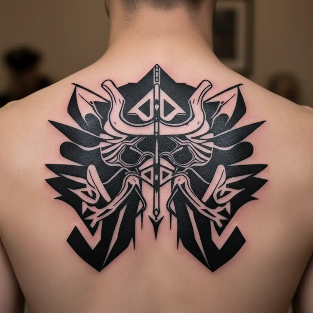 Pubic tattoo design idea