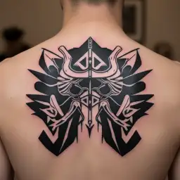 Pubic tattoo design idea