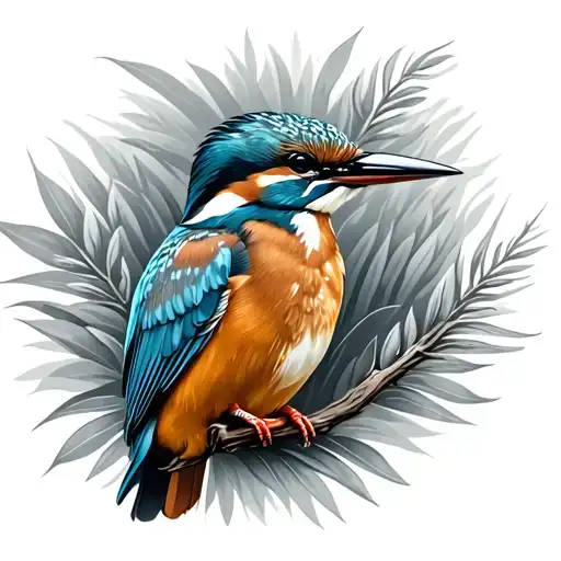 Kingfisher tattoo design idea