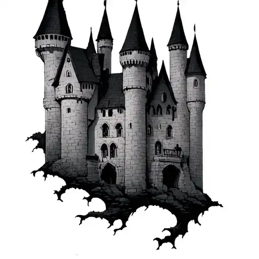 howls moving castle tattoo design idea