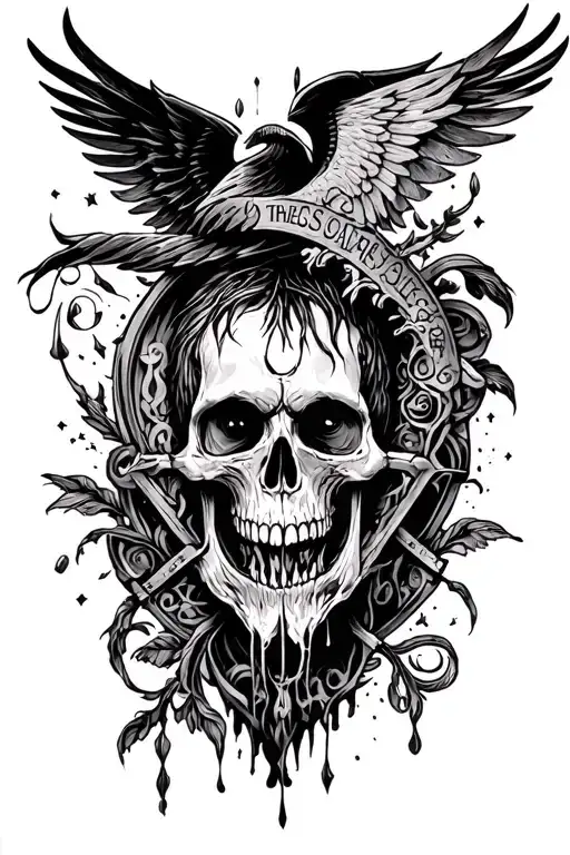 Metal, Rock, Bring Me The Horizon, Parkway Drive, Architects, Bad Omes, The Plot In You, Avenged Sevenfold tattoo design idea