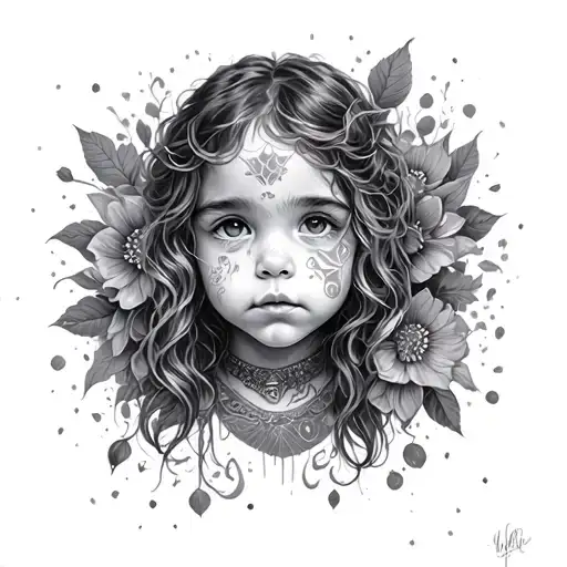 Inner Child tattoo design idea