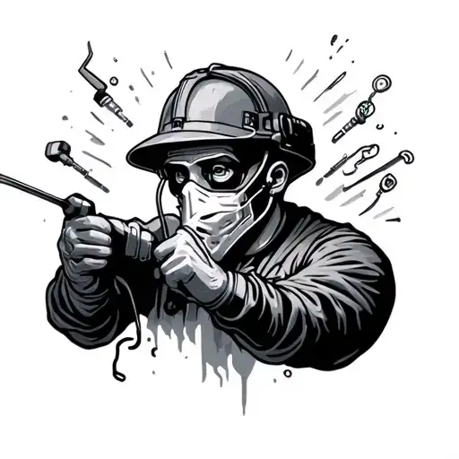 Electrician tattoo design idea