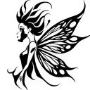 fairy tattoo design idea