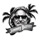 Jimmy Buffett tattoo design idea