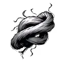 frayed knot tattoo design idea