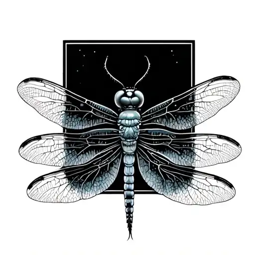 dragonfly tattoo design idea