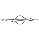 key west line tattoo design idea