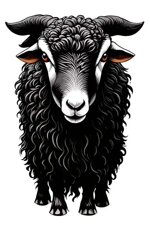 1 in 99 sheep scripture designs embedded within tattoo design idea