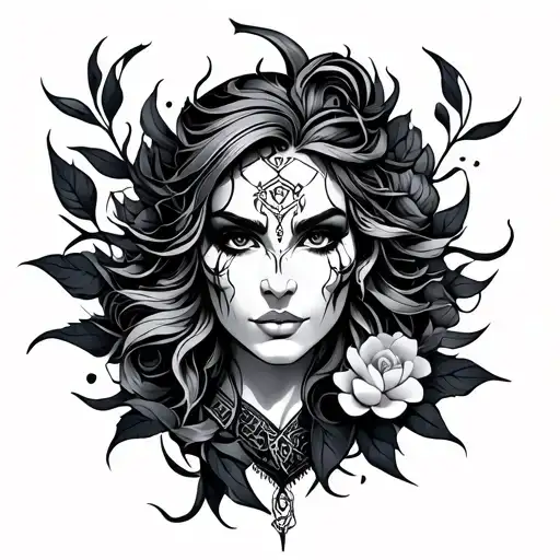 Yodha tattoo design idea