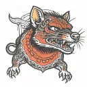 tasmanian devil tattoo design idea