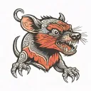 tasmanian devil tattoo design idea