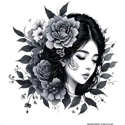 Korean tattoos for women tattoo design idea