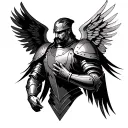 Full Armor Of God tattoo design idea