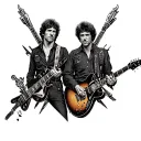 dire straits brothers in arms tattoo design idea