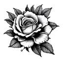 something beautiful that is bent tattoo design idea