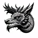 Haida tattoo design idea