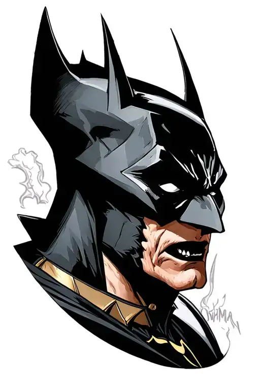 Batman villains tattoo design idea