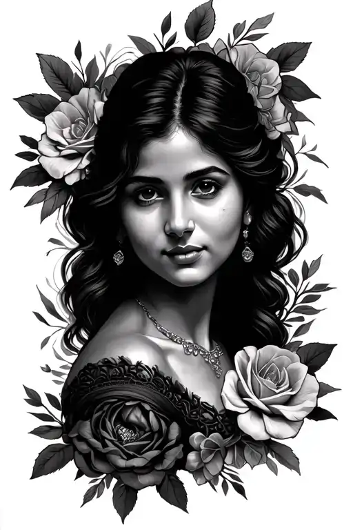 Mother memorial portrait tattoo design inspired tattoo design idea