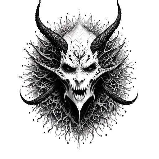 belial tattoo design idea