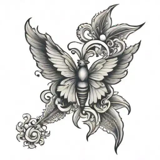 Matthew 6:25 26 tattoo design idea