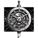 time machine parts diagram tattoo design idea