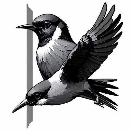 swallow avicii tattoo design idea