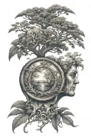 represents ocd tattoo design idea