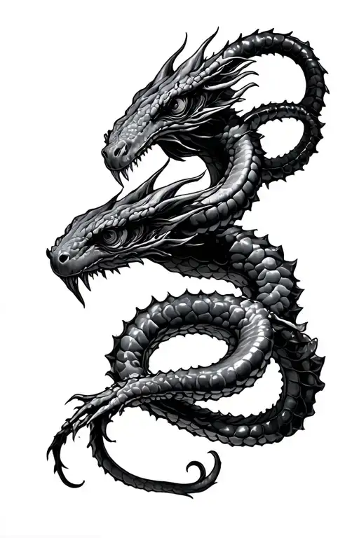 Hydra tattoo design idea
