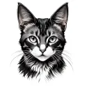 freya cat tattoo design idea